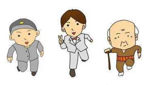 青年中年人老人英文称呼
