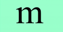m
