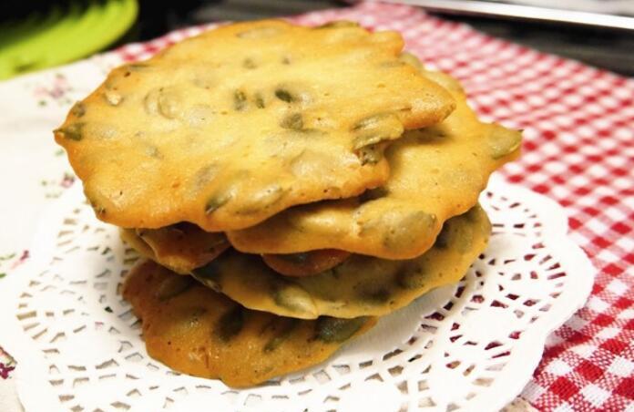 南瓜子瓦片饼 零失败的香脆薄饼