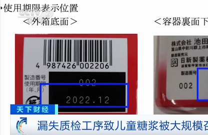 日本紧急召回775万瓶儿童感冒糖浆 国内有电商平台仍在售